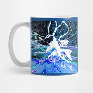 Spaced Lightning by Basil Azuria Mug